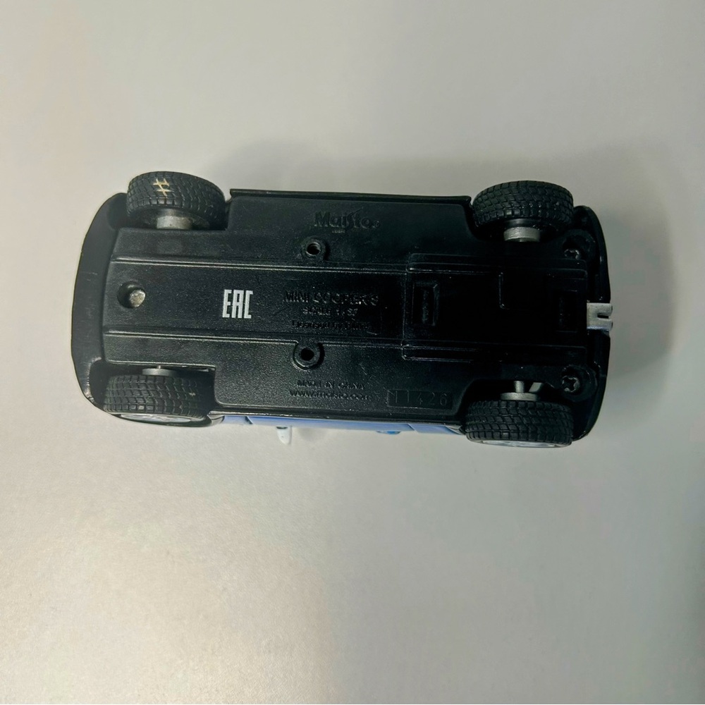 Mini Cooper Blue Scale 1/36 Maisto - Picture 8 of 9